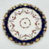 Gorge Jones and Sons Porcelain a Pair Plates Decorated with Rose Garland