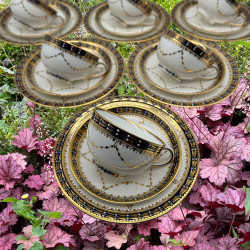 Copeland Spode Porcelain Set of Six Cups and...