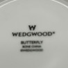 Wedgwood Porcelain Butterfly Handled Cup and Sauce Decorated with Butterflies