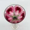 A Pair Fritz Hecker Enameled Flower Form Liqueur Glasses