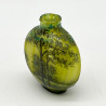 Daum Nancy Cameo, enamelled and Vitrification  Miniature Vase Summer Landscape