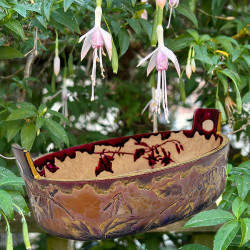 Legras Mont Joys Glass Jardinière Acid Etched...