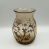 Emile Galle Enamelled Glass Vase Decorated  with Thistles