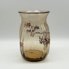 Emile Galle Enamelled Glass Vase Decorated  with Thistles
