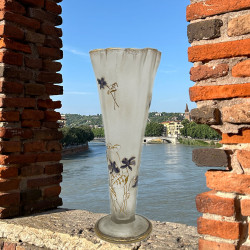 French Art Nouveau Legras Mont Joye Enameled...