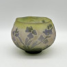 Emile Galle Cameo Glass Bowl Decorated with Flowers