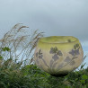 Emile Galle Cameo Glass Bowl Decorated with Flowers