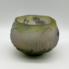 Emile Galle Cameo Glass Bowl Decorated with Flowers