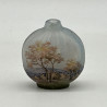 Daum Freres Miniature Glass Landscape Autumn Scene