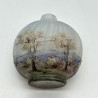 Daum Frere Miniature Glass Landscape Autumn Scene