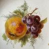 A Pair of KPM Berlin Cabinet Plates Hand Painted with Fruits