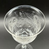 Thomas Webb & Sons Set of Six Liqueur Glasses Intaglio Cut with Morning Glory