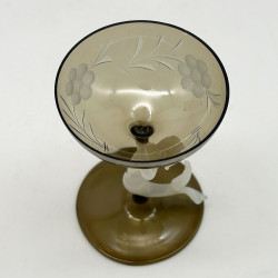 A Pair Art Deco Bimini Mermaid Drinking Glasses
