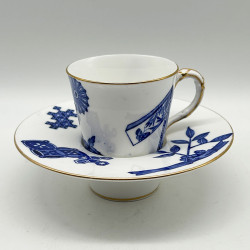 Royal Worcester Porcelain Aesthetic Movement Cup and Saucer