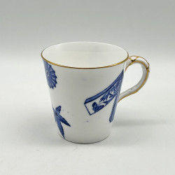 Royal Worcester Porcelain Aesthetic Movement Cup and Saucer