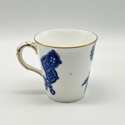 Royal Worcester Porcelain Aesthetic Movement Cup and Saucer
