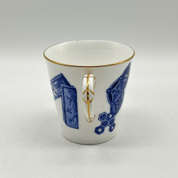 Royal Worcester Porcelain Aesthetic Movement Cup and Saucer