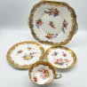 Hemmersley China part Tea Set, Decorated with Bouquets