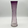 Moser Karlsbad Glass Vase Hand Cut Engraving with Tulips