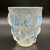 Rene Lalique Clear and Opalescent Glass Rampillion Vase