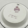 Minton Porcelain Six  Demitasse Set,  Hand Painted Rose Garlands with Enameled Leave