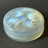 Rene Lalique Clear & Opalescent Glass Houppes Box & Cove