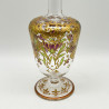 Moser Liquor Glass Set, Beautifully Enameled Floral Motives with Gilded