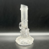 Antique Baccarat Frosted and Molded  Glass Snake Vase