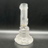 Antique Baccarat Frosted and Molded  Glass Snake Vase