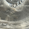 Antique Baccarat Frosted and Molded  Glass Snake Vase