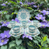 Wileman Foley, China, Set of Five Trios & One Sandwich Plate, Blue Paradise