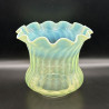 Vaseline Glass Lamp Shade for an Arts and Crats Oil Lamp