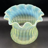 Vaseline Glass Lamp Shade for an Arts and Crats Oil Lamp
