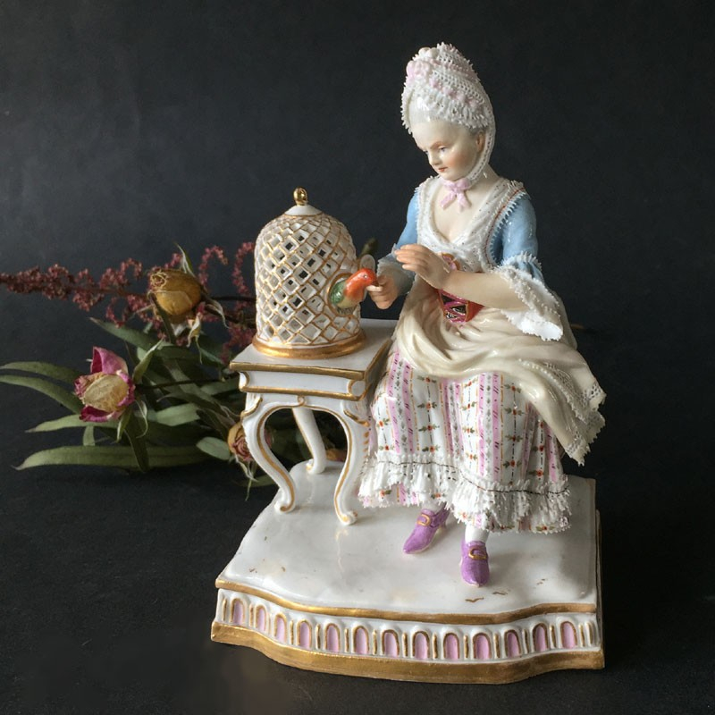 Meissen Porcelain One of Five Senses Touch