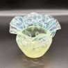 Vaseline Horse Chestnut Pattern Glass by Richardson and Son