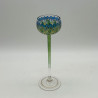 Fritz Heckert Flower Formed Enameled Liqueur Glass