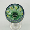 Fritz Heckert Flower Formed Enameled Liqueur Glass