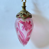 French Art Nouveau Cameo Glass Ceiling Lamp