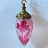 French Art Nouveau Cameo Glass Ceiling Lamp