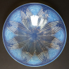 Rene Lalique Beautiful Opalescent Glass Charger Oeillets