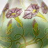 French Art Nouveau Cristalleir De Pantin Large Enamelled Glass Vase
