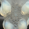 Rene Lalique Clear and Opalescent Glass Vase St Francois