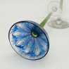 Fritz Heckert Flower Formed Liqueur Glasses, Enameled with Floral Patter