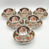 Old English Porcelain New Hall Tea Service, Hand Painted with Bouquets