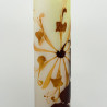Emile Galle Came Glass Vase, Decorated with Plant Motif