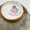 Royal Worcester Porcelain Demitasse, Hand Painted with Peacock by K Austin