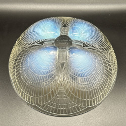 Rene Lalique Clear and Opalescent Glass Coquilles Bowl, No1