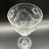 Thomas Webb and Sons Set of Six Wine Glasses, engraved with Floral Pattern