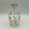 Daum Freres Glass Jug  with Scattered  Gilded Small  Floral pattern