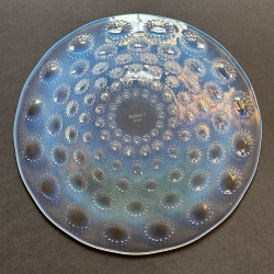 Rene Lalique Clear and Opalescent Glass Coupe Aster